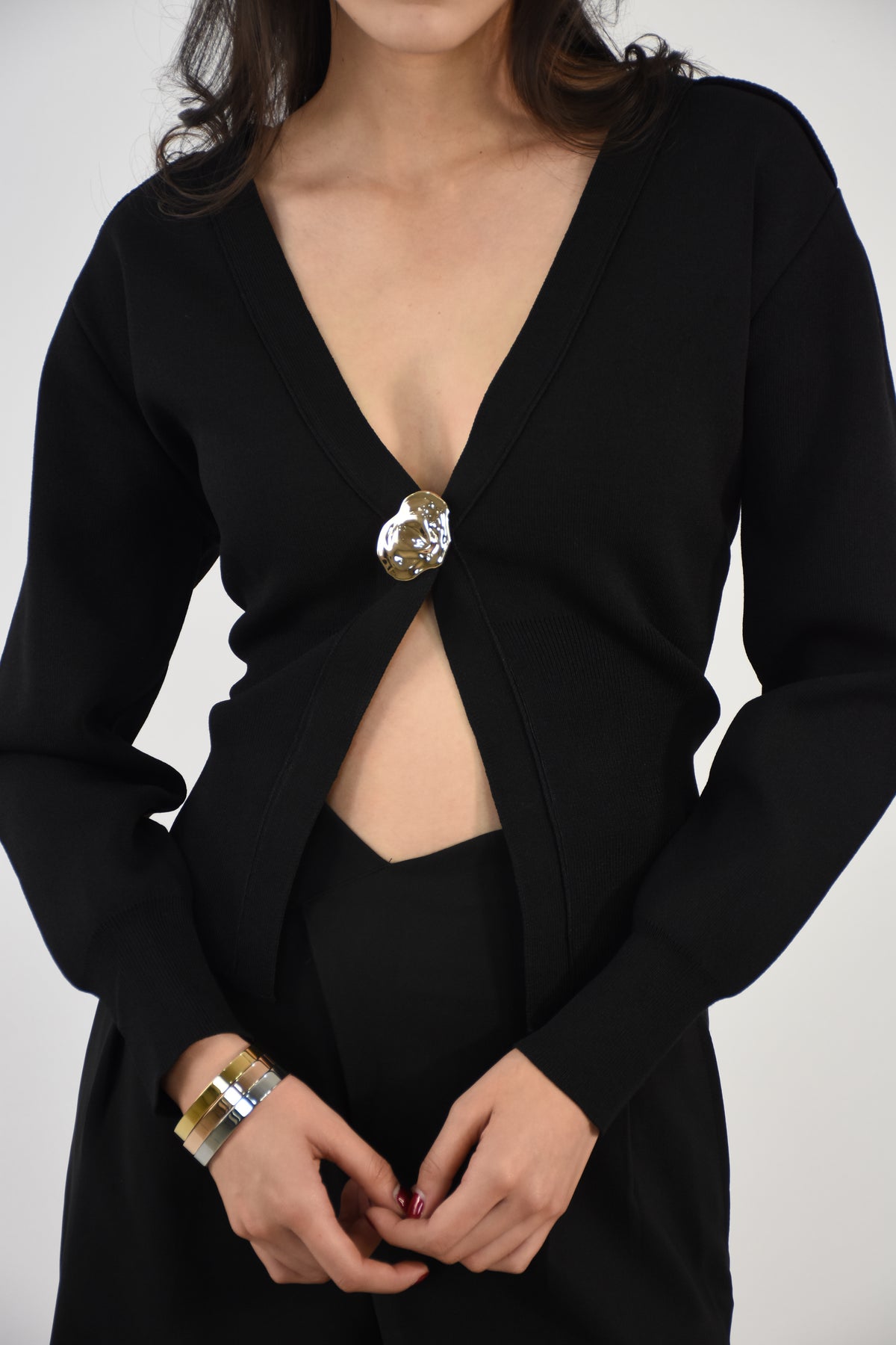 Cárdigan Corto Cuello V