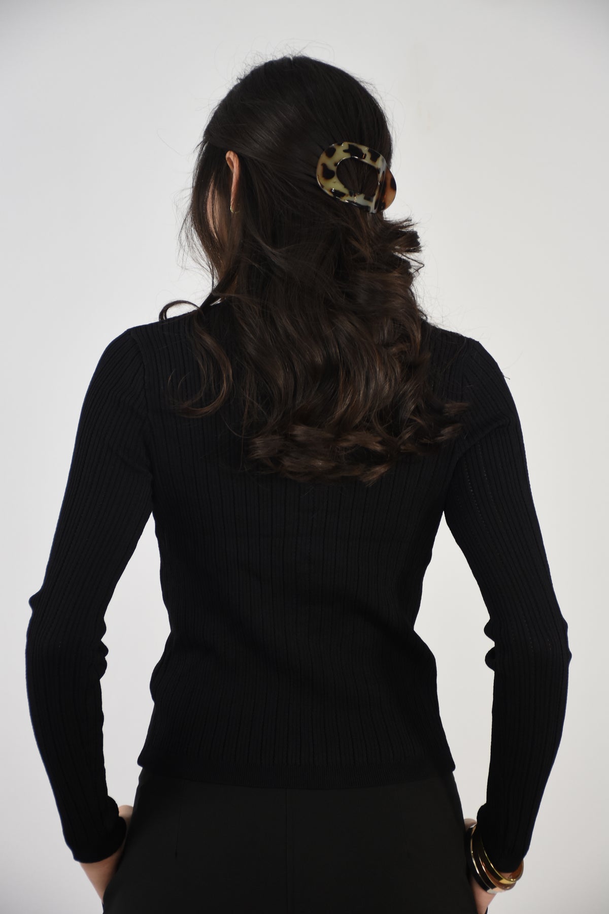 Suéter Tejido Cropped