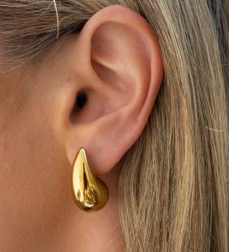 Aretes Gota Dorada