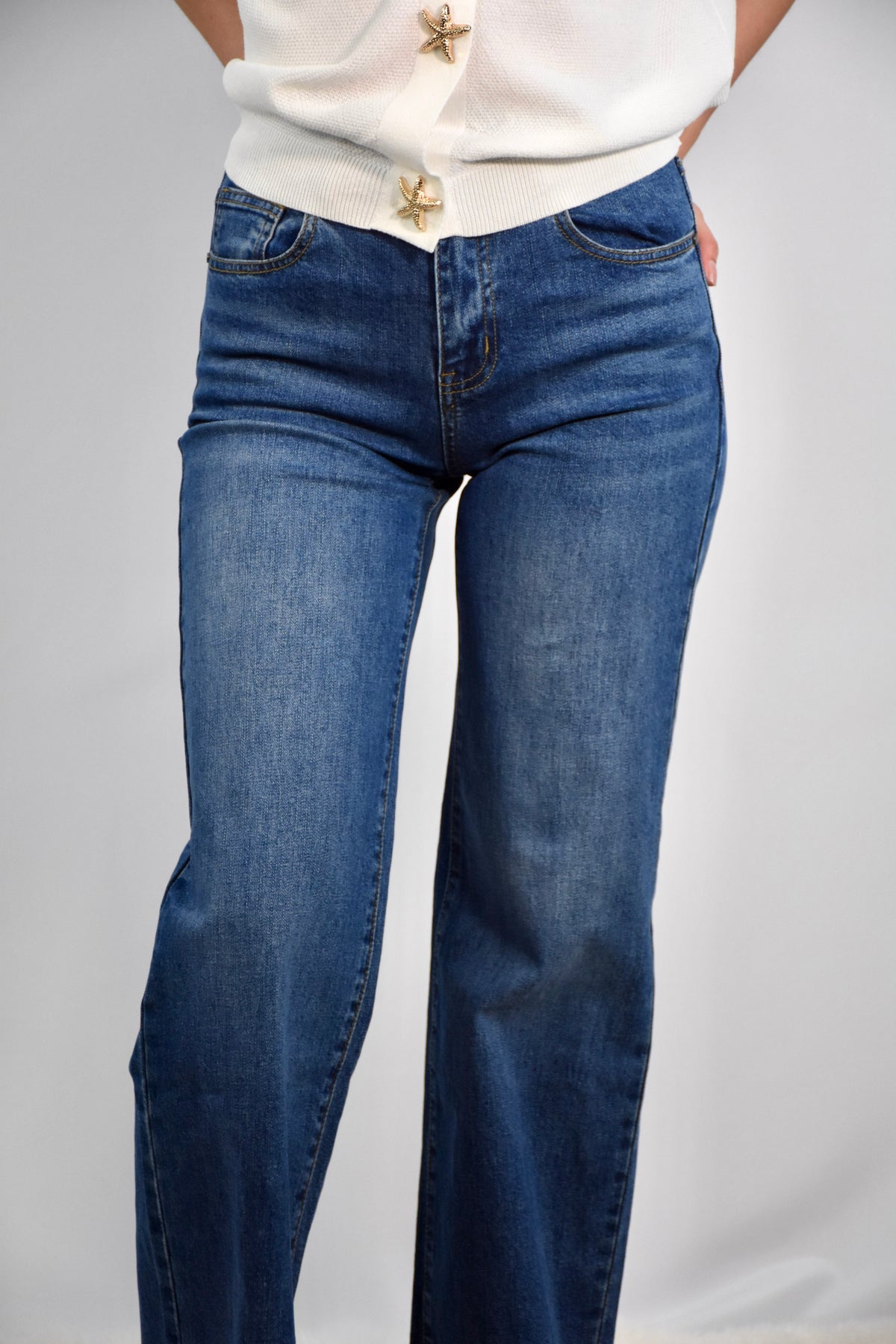 Jeans Wide Leg + faja