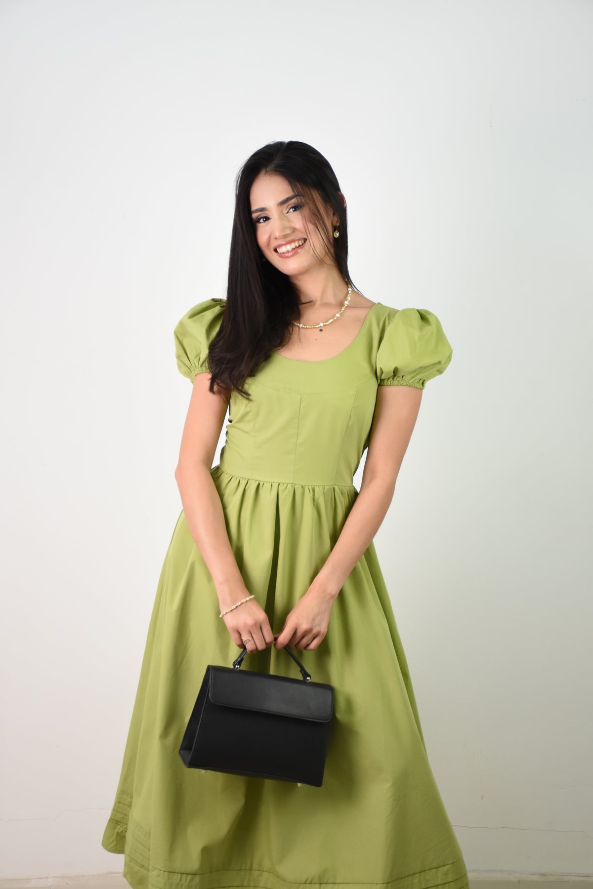 Vestido corte princesa