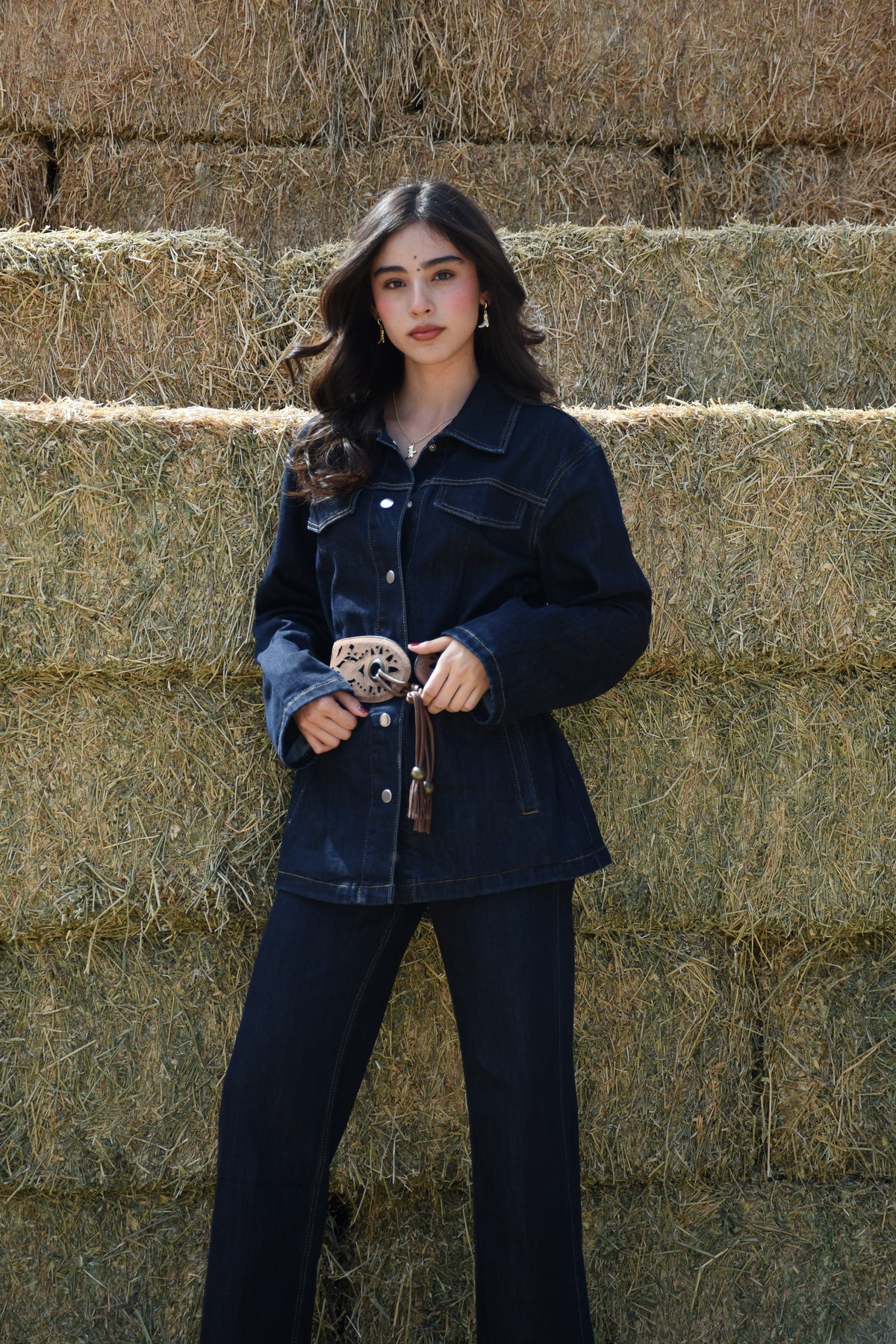 Jacket denim oversize