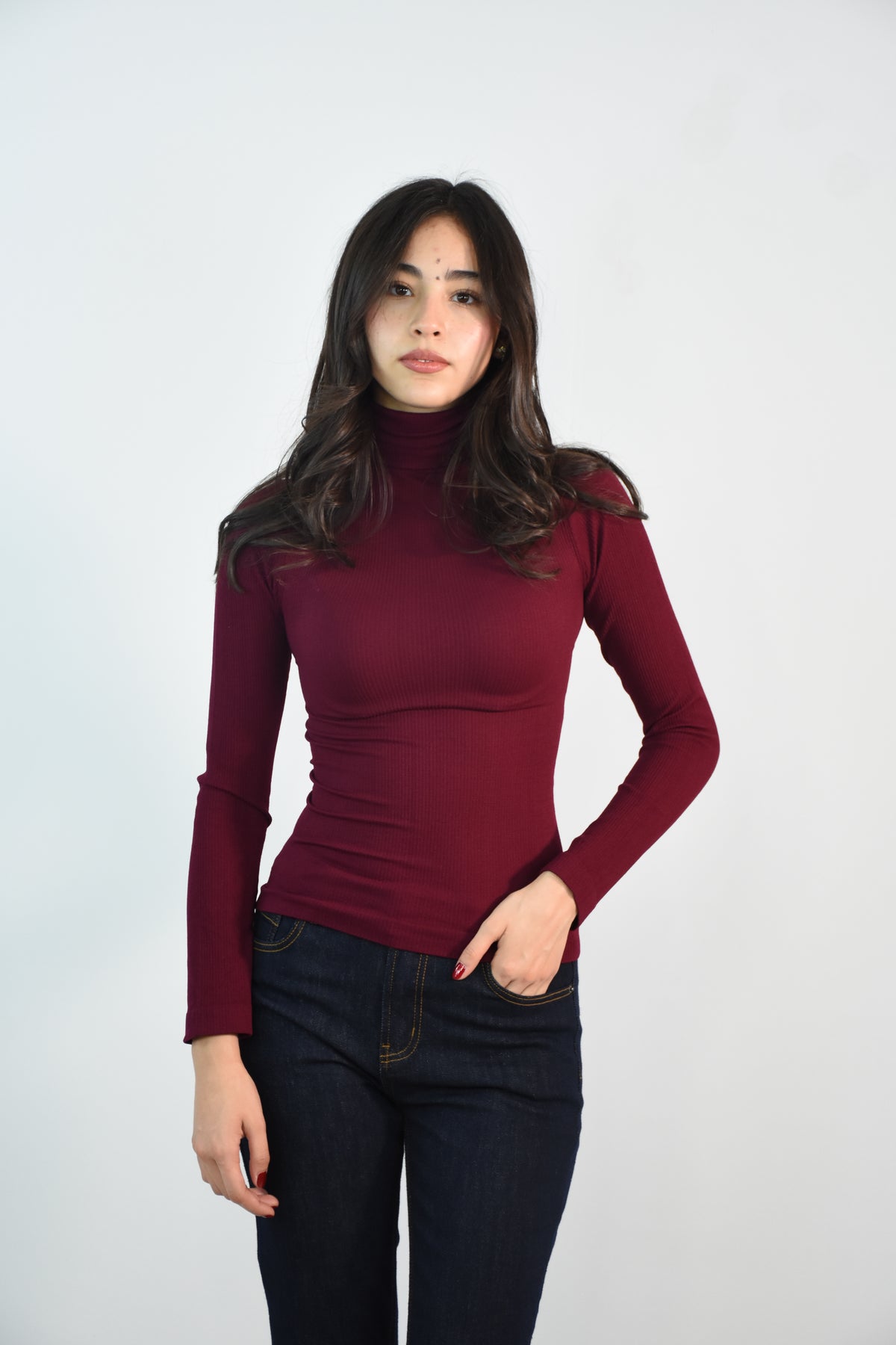 Blusa cuello de tortuga