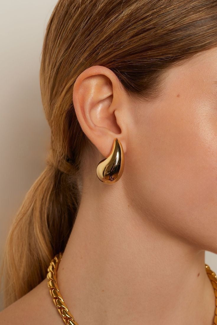 Aretes Gota Dorada