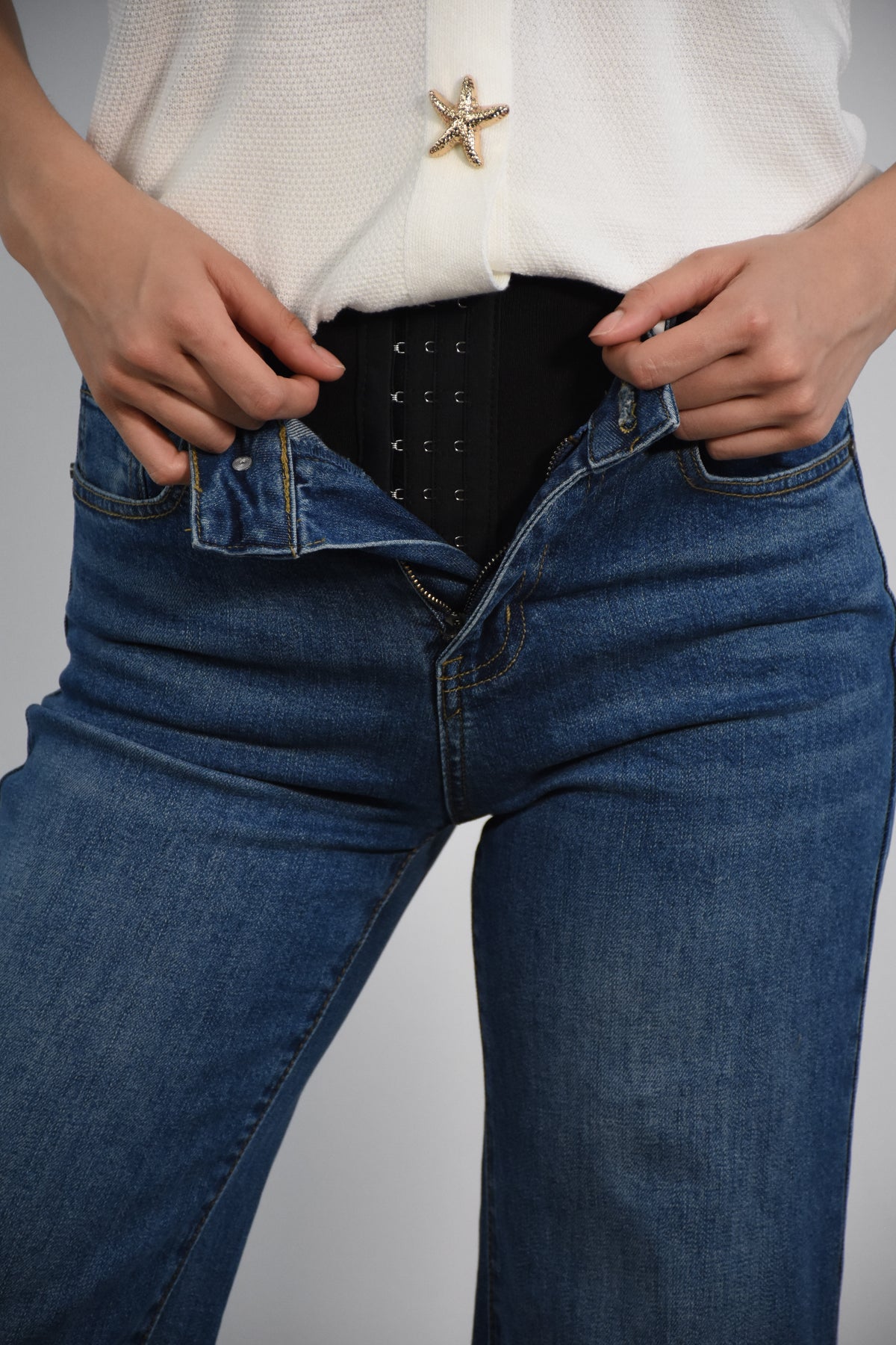 Jeans Wide Leg + faja