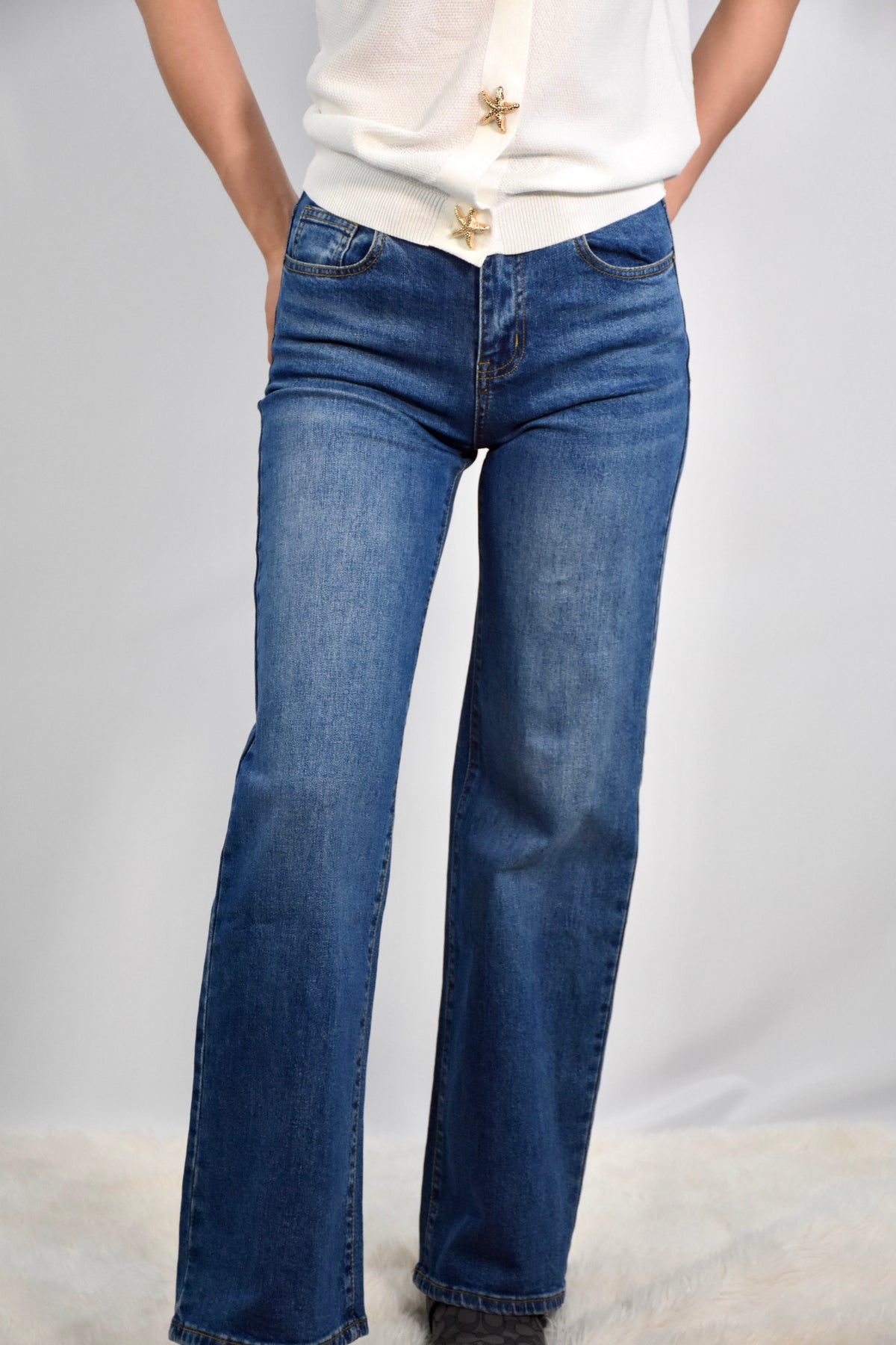 Jeans Wide Leg + faja